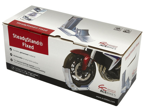 Acebikes SteadyStand Fixed - einfahrbare Motorradständer für Anhänger und Transporter
