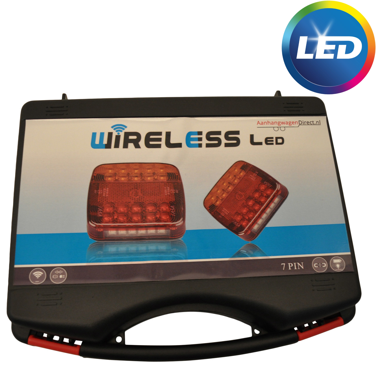 LED-Beleuchtungsset mit Magneten - kabellos - 7-polig