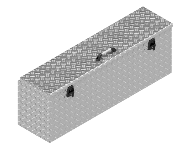 De Haan Box - 150x40x53 cm - incl. gasveren