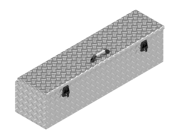 De Haan Box - 150x40x40 cm - incl. gasveren