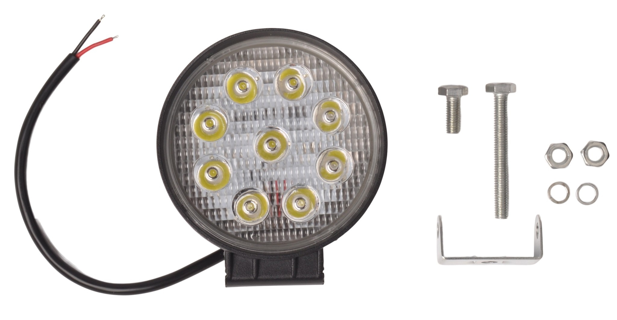 12 Volt LED - Arbeitsscheinwerfer 9x3W, Beleuchtung