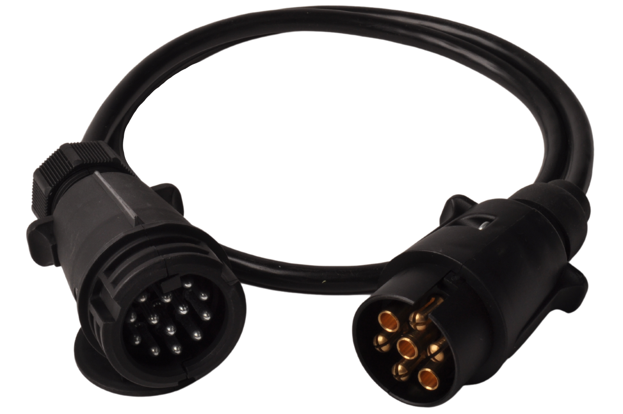 Adapter-Verlängerungskabel 7-adrig mit 13-poligem Stecker & 7-poligem Stecker - 100 cm