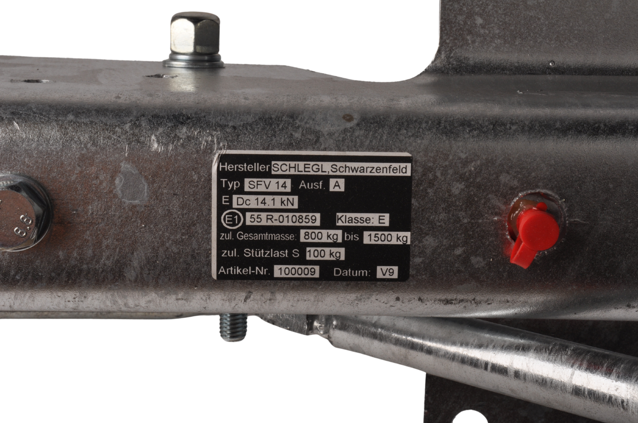 Auflaufbremse Schlegl SFV14 (1400 kg) V-Deichsel