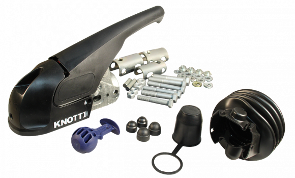 Knott KS30 Stabilisierungskupplung - rund 35/40/45/50 mm - 3000 kg - kompletter Satz