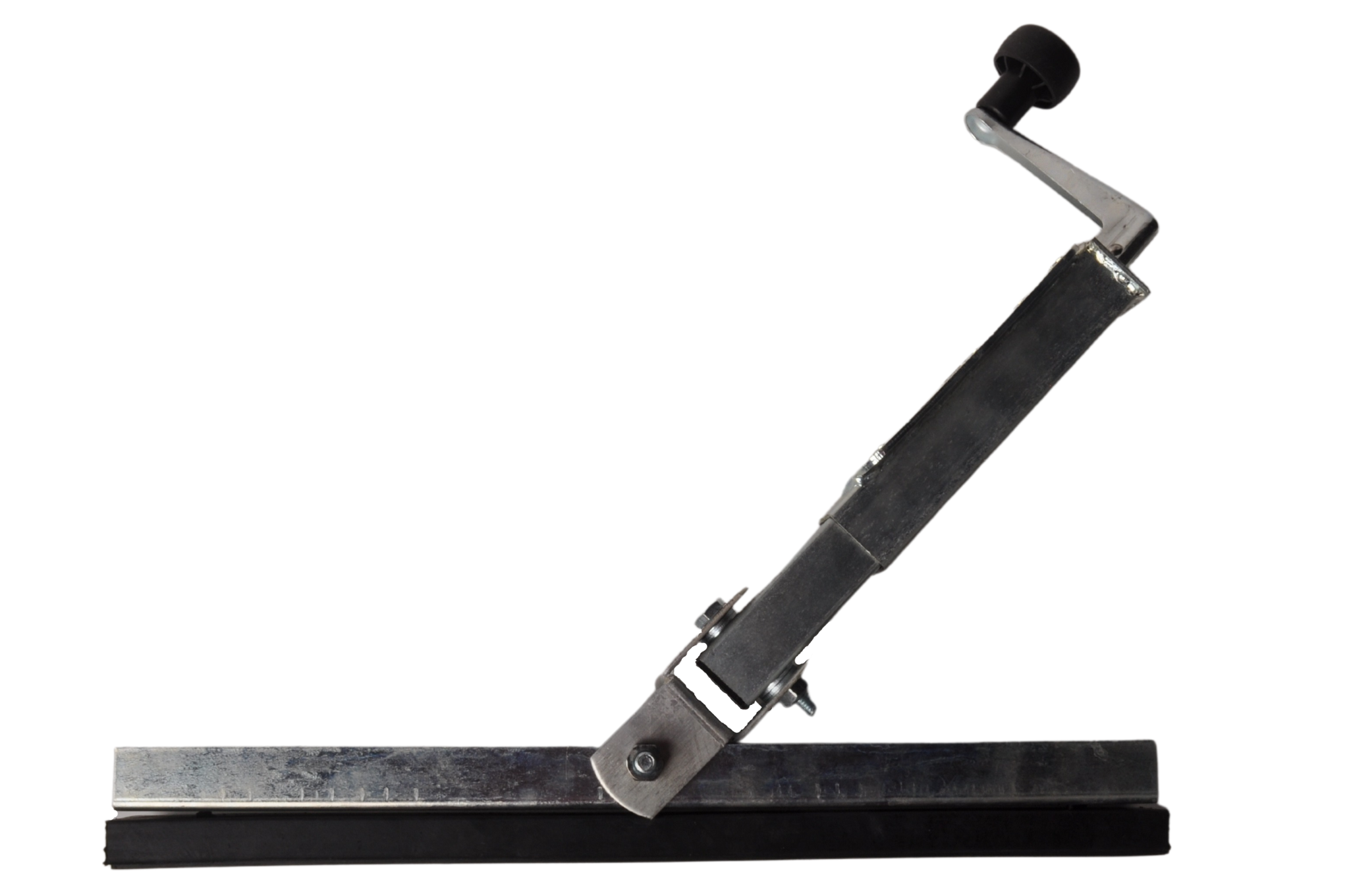 Kielstütze verstellbar mit Gummiseitenstütze - drehbar - inklusive Bootskissen - Set