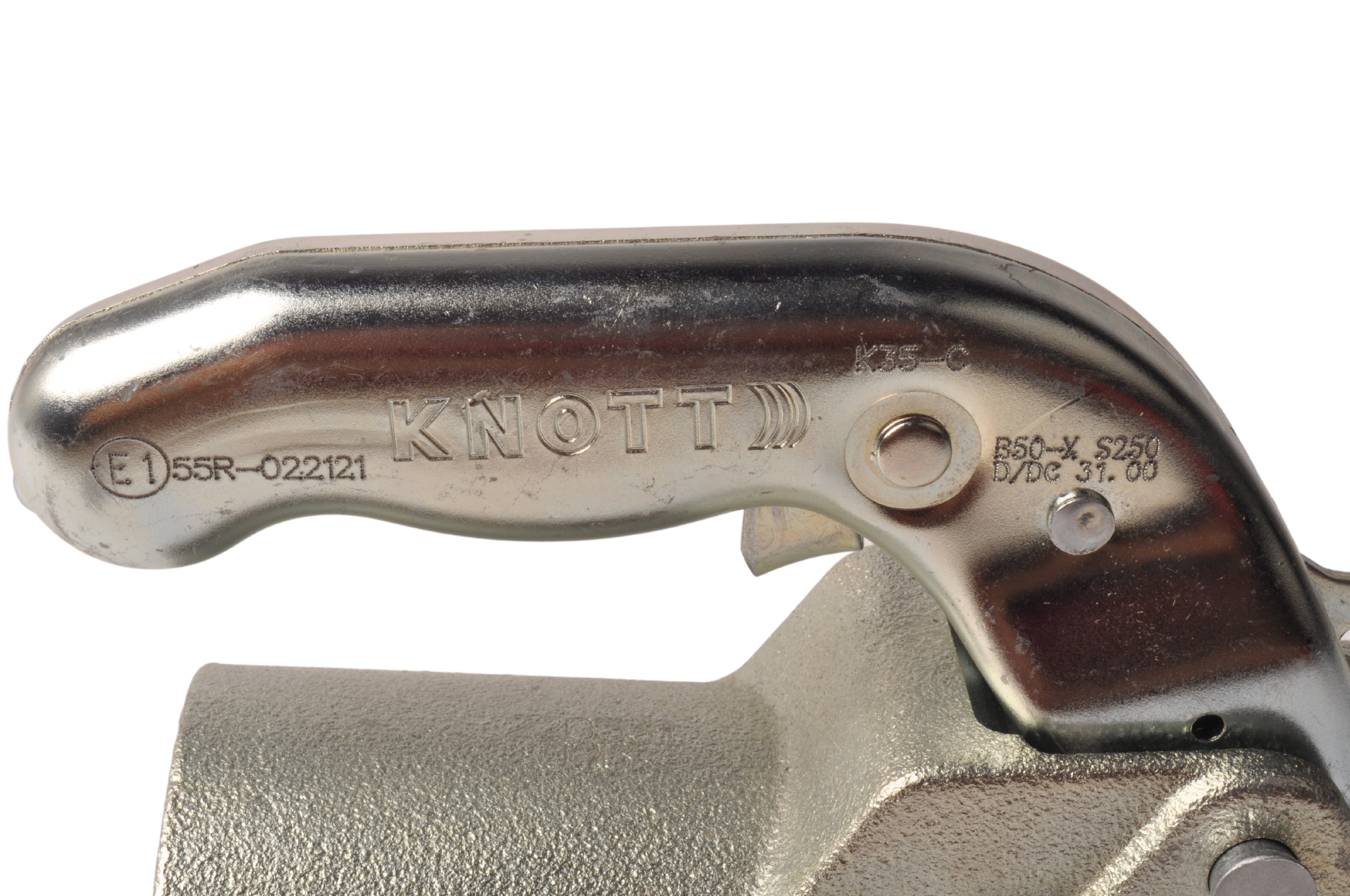 Knott K35C - rund 60 mm - 3500 kg - gebremste Kupplung