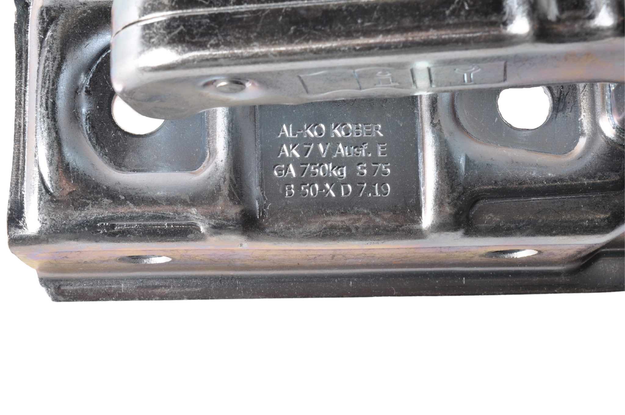 AL-KO AK7-E - Vierkant 60 mm - 750 kg - ungebremste Kupplung
