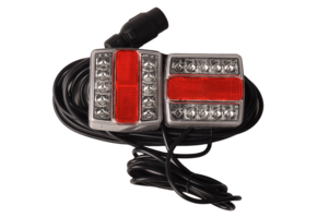 LED Rückleuchten-Set: Aspöck Multipoint V + 7-pol. Kabelsatz