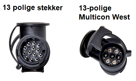 Adapter extra lang 13-polig > Multicon Stecker