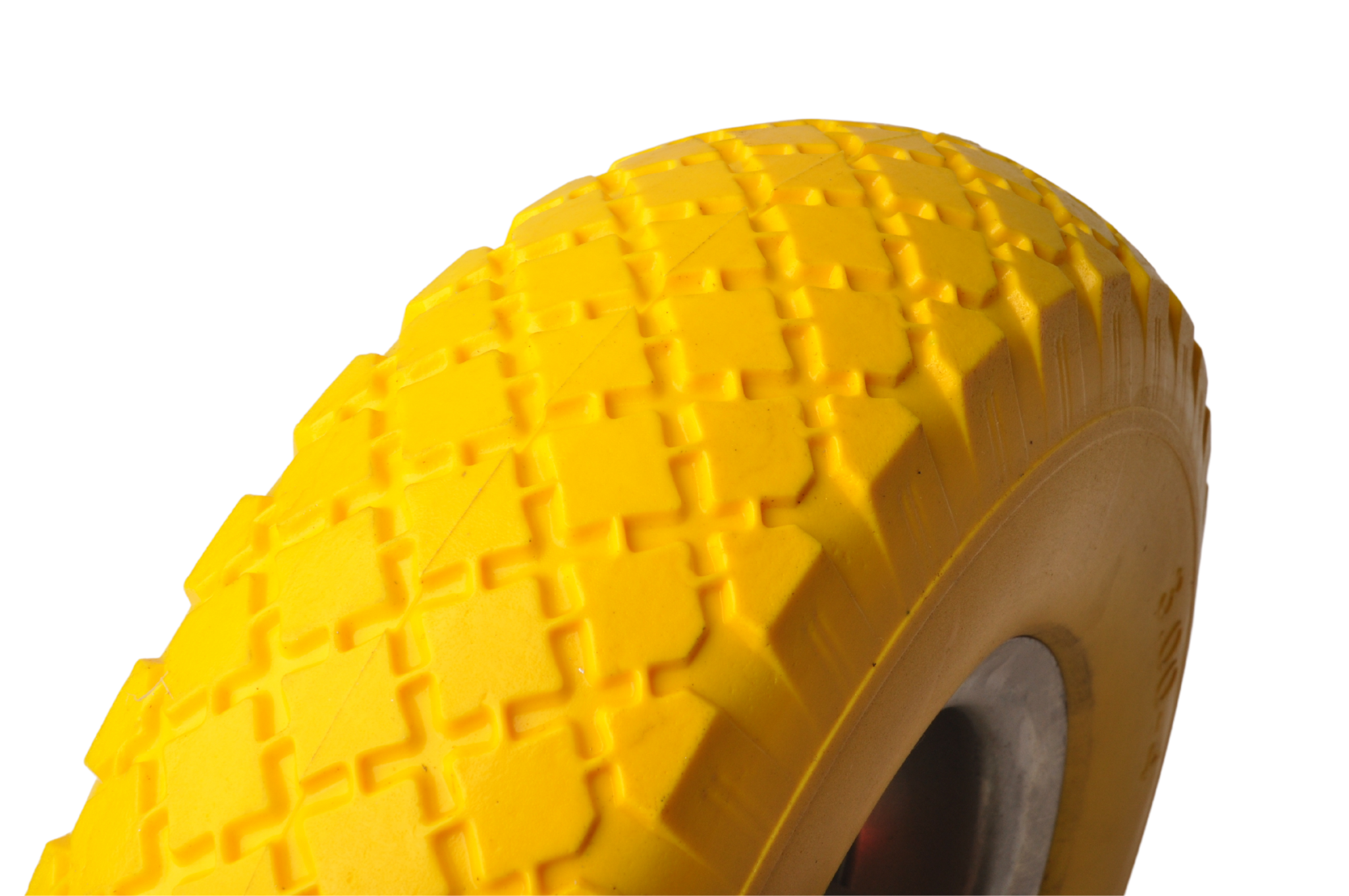 Bockrolle PU 3.00-4 - 80 kg - Gesamthöhe: 300 mm