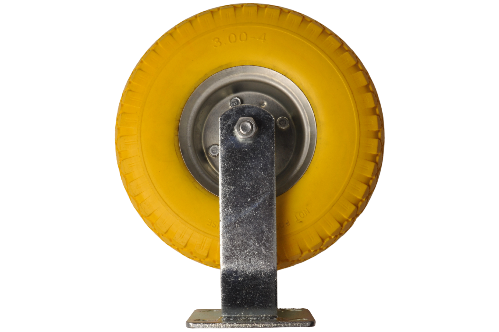 Bockrolle PU 3.00-4 - 80 kg - Gesamthöhe: 300 mm