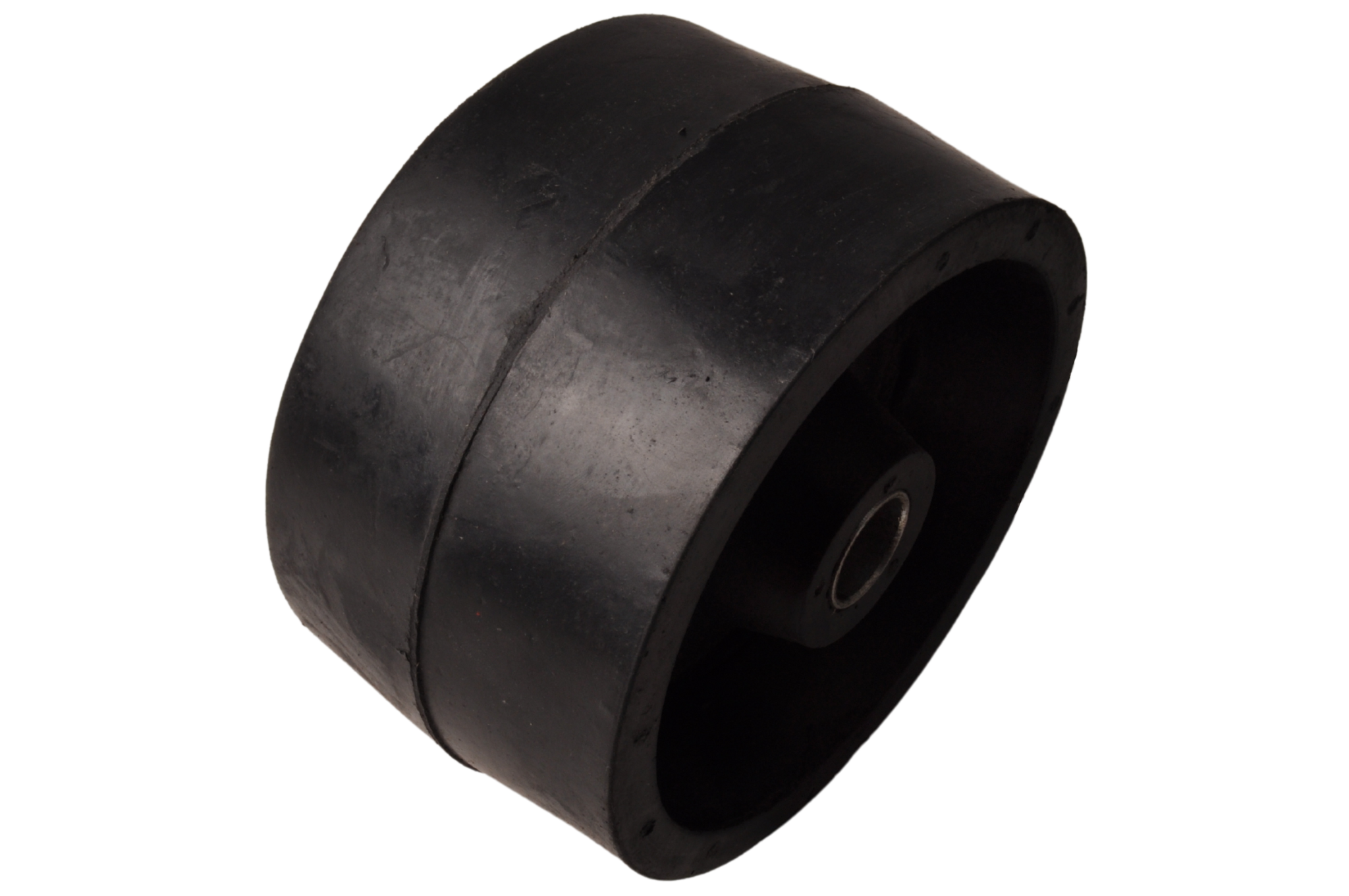 115x86 mm Kielrolle schwarz 22 mm Nabendurchmesser