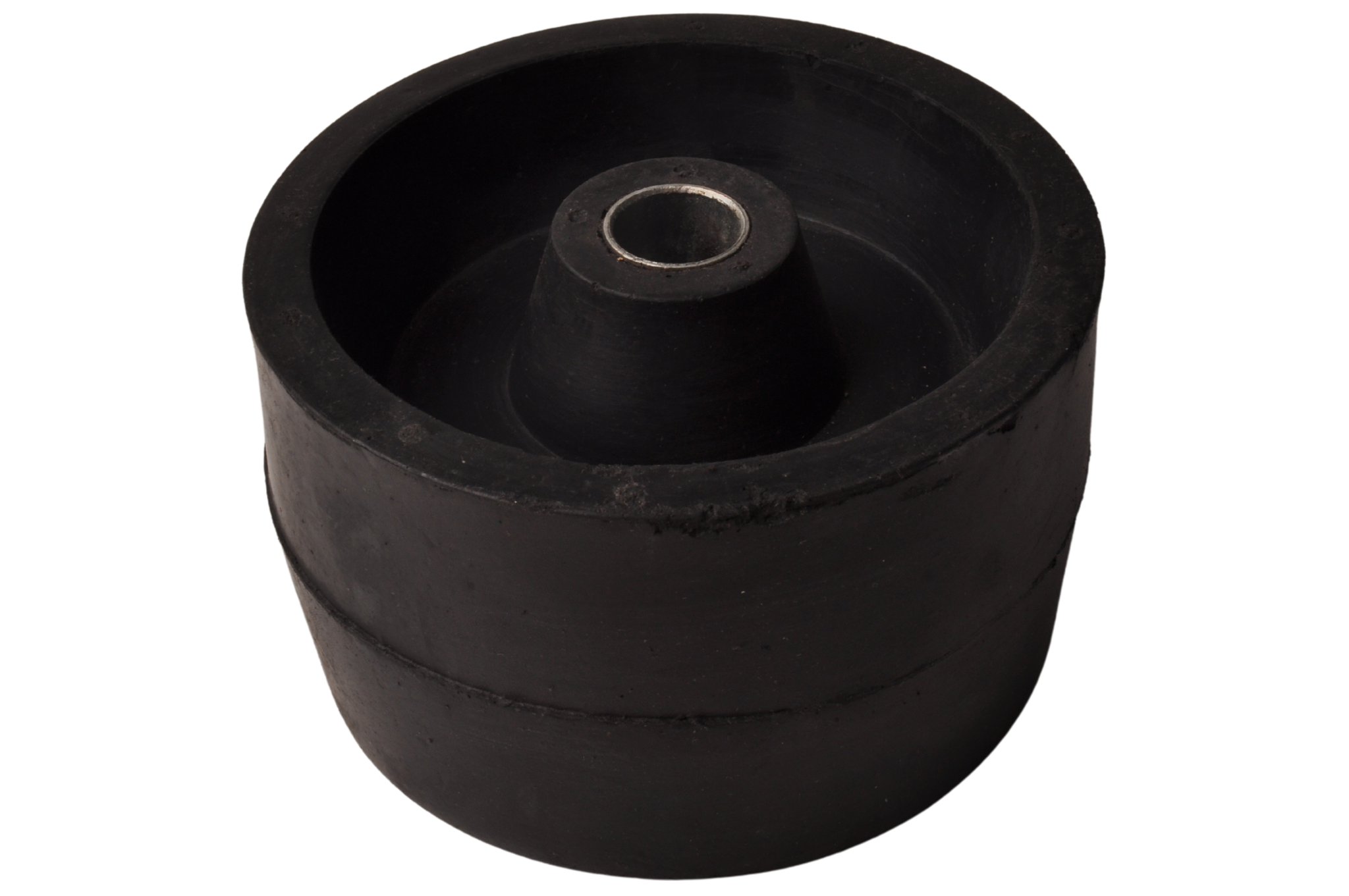 115x86 mm Kielrolle schwarz 22 mm Nabendurchmesser