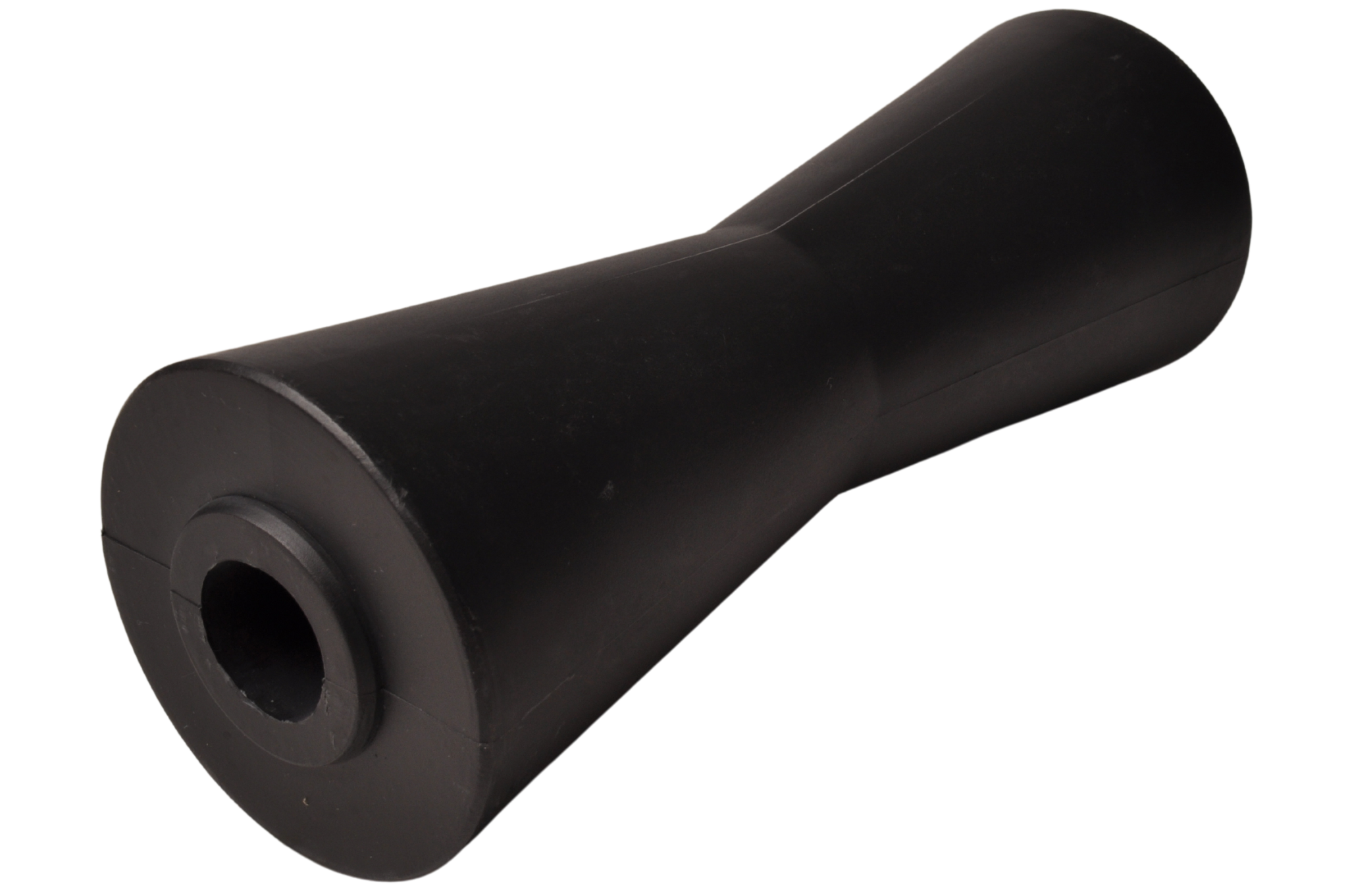 188x68 mm Kielrolle schwarz 21 mm Nabendurchmesser