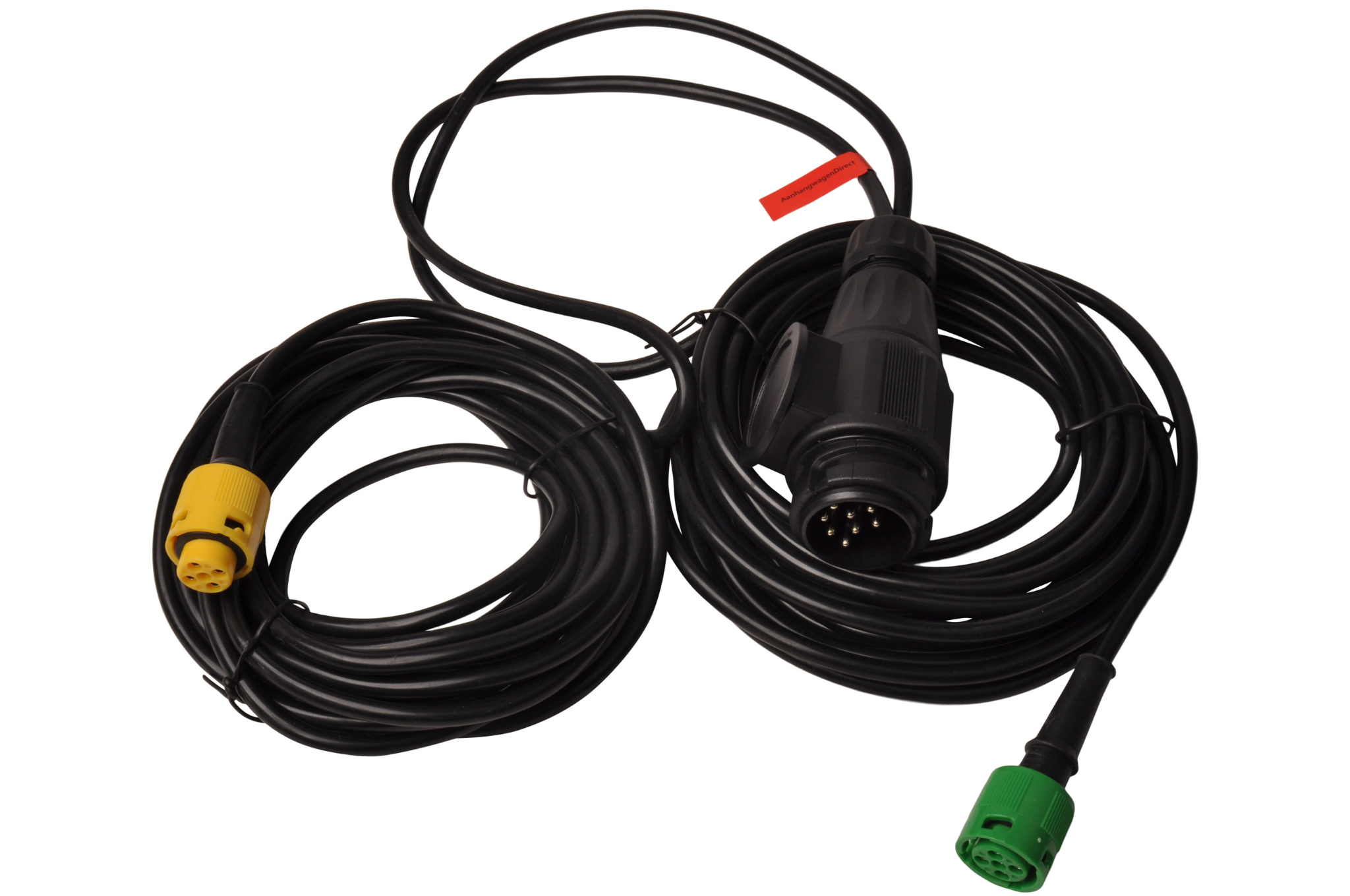 Kopfkabel Typ Aspöck - 6 m lang - 13-polig - mit 2x 5-poligem Stecker