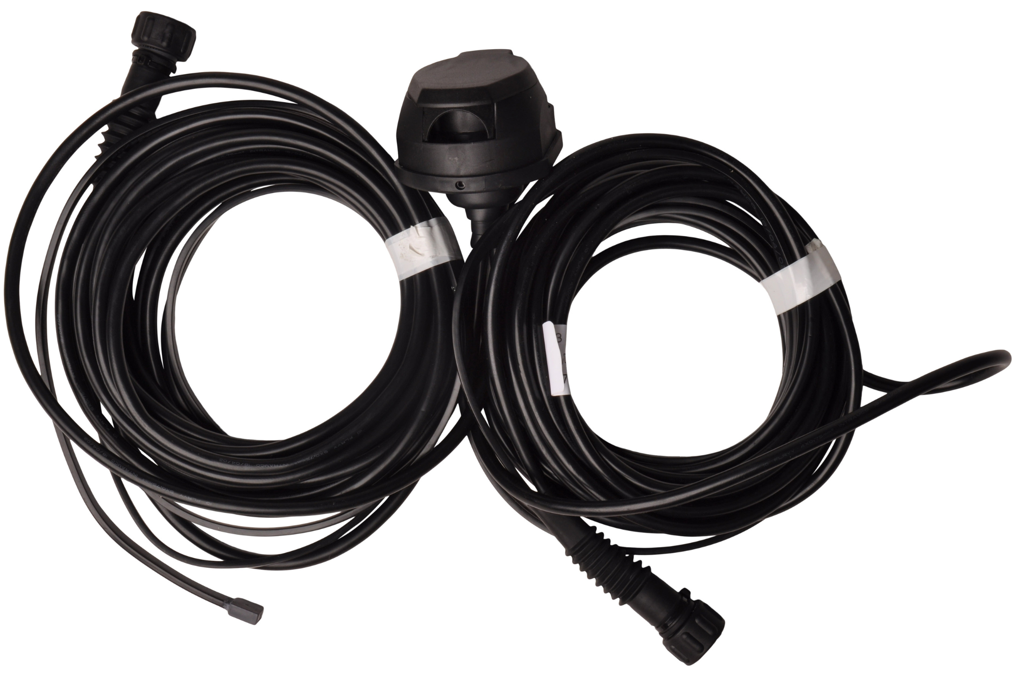 Typ Aspöck Hauptkabel - 6 Meter lang - 13-polige Buchse - mit 2x 5-poligem Stecker - inklusive Abzweigungen 4,2 Meter