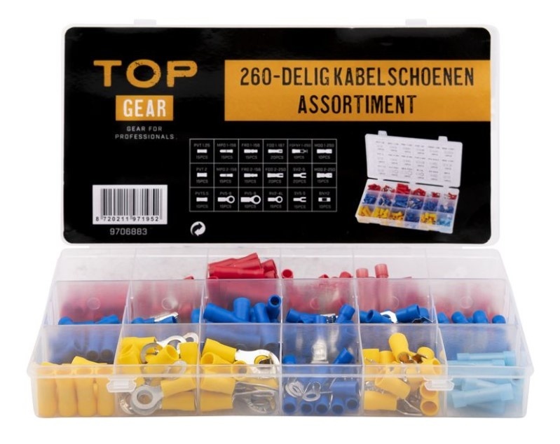 Kabelschuhe Sortiment 260-teilig