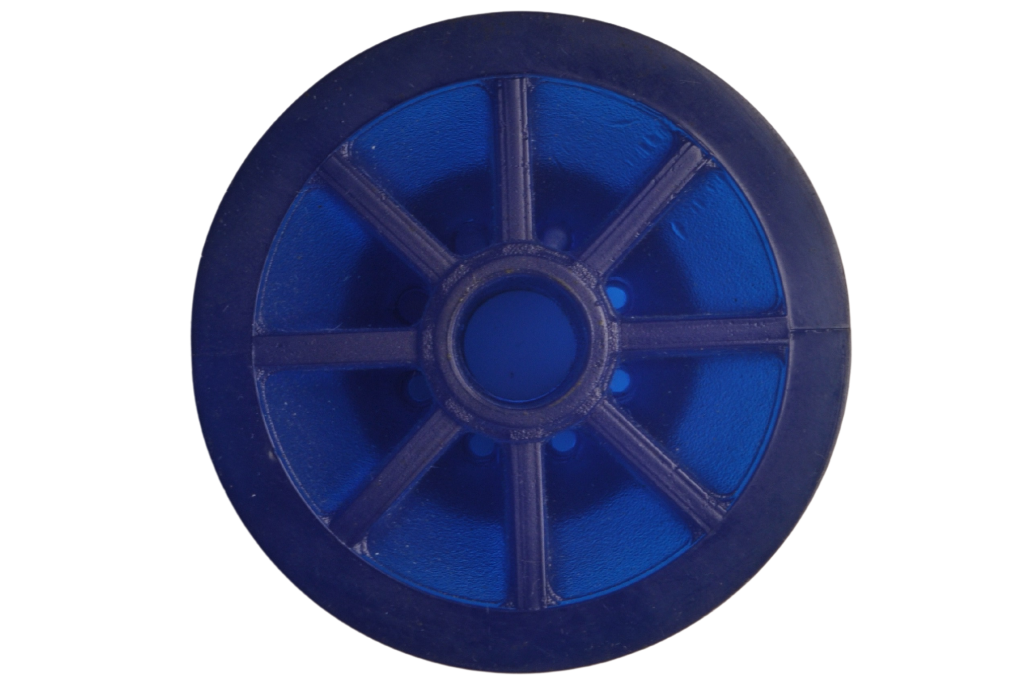 72x73 mm Kielrolle blau 14,5 mm Nabendurchmesser