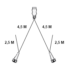 Aspöck Hauptkabel - 4,5 Meter lang - 13-polig - mit 5-poligen Steckern - inklusive Abzweigung 2,5 Meter 2P