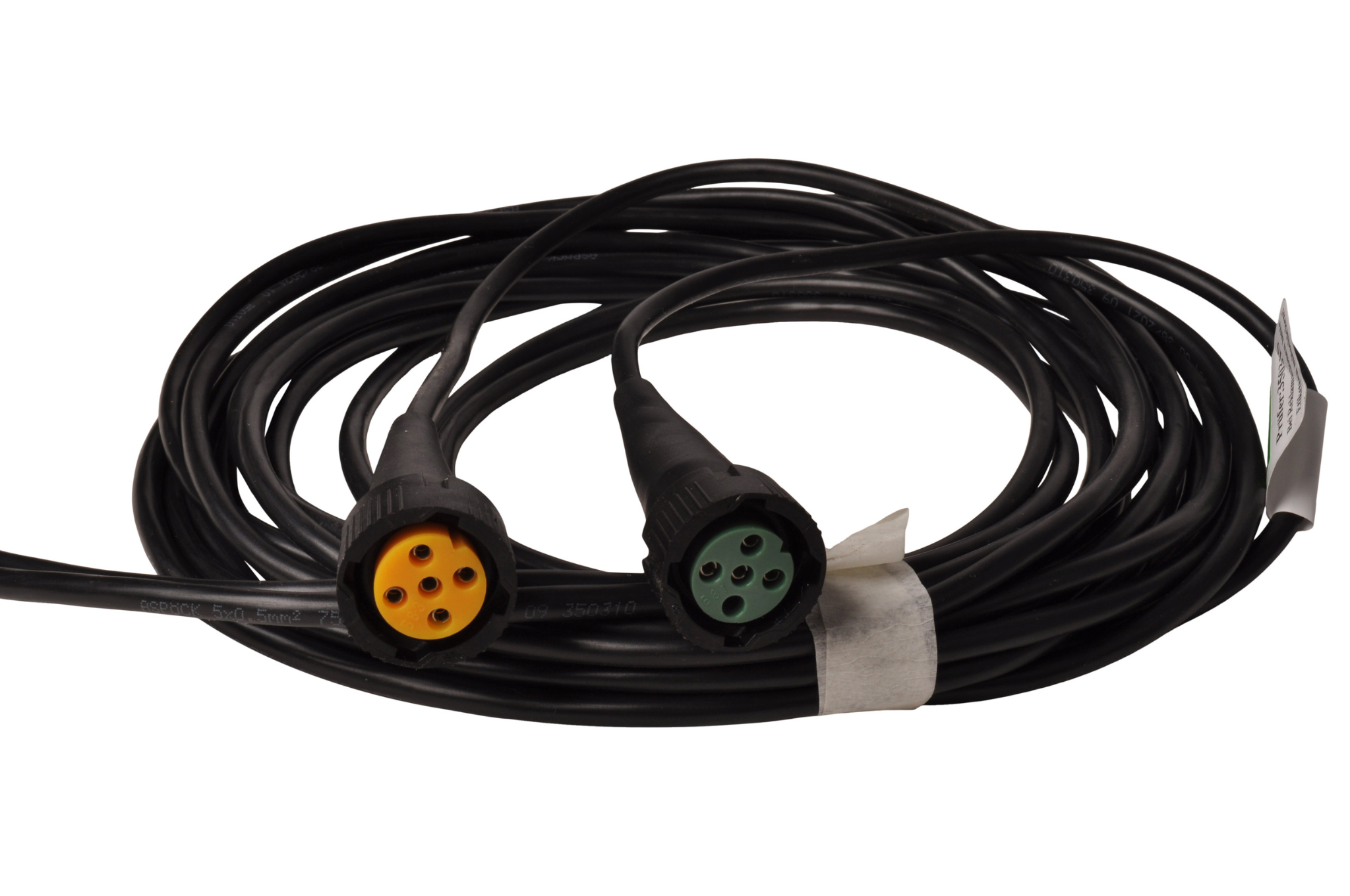 Aspöck Hauptkabel - 5 Meter lang - 7-polig - mit 2x 5-poligem Stecker