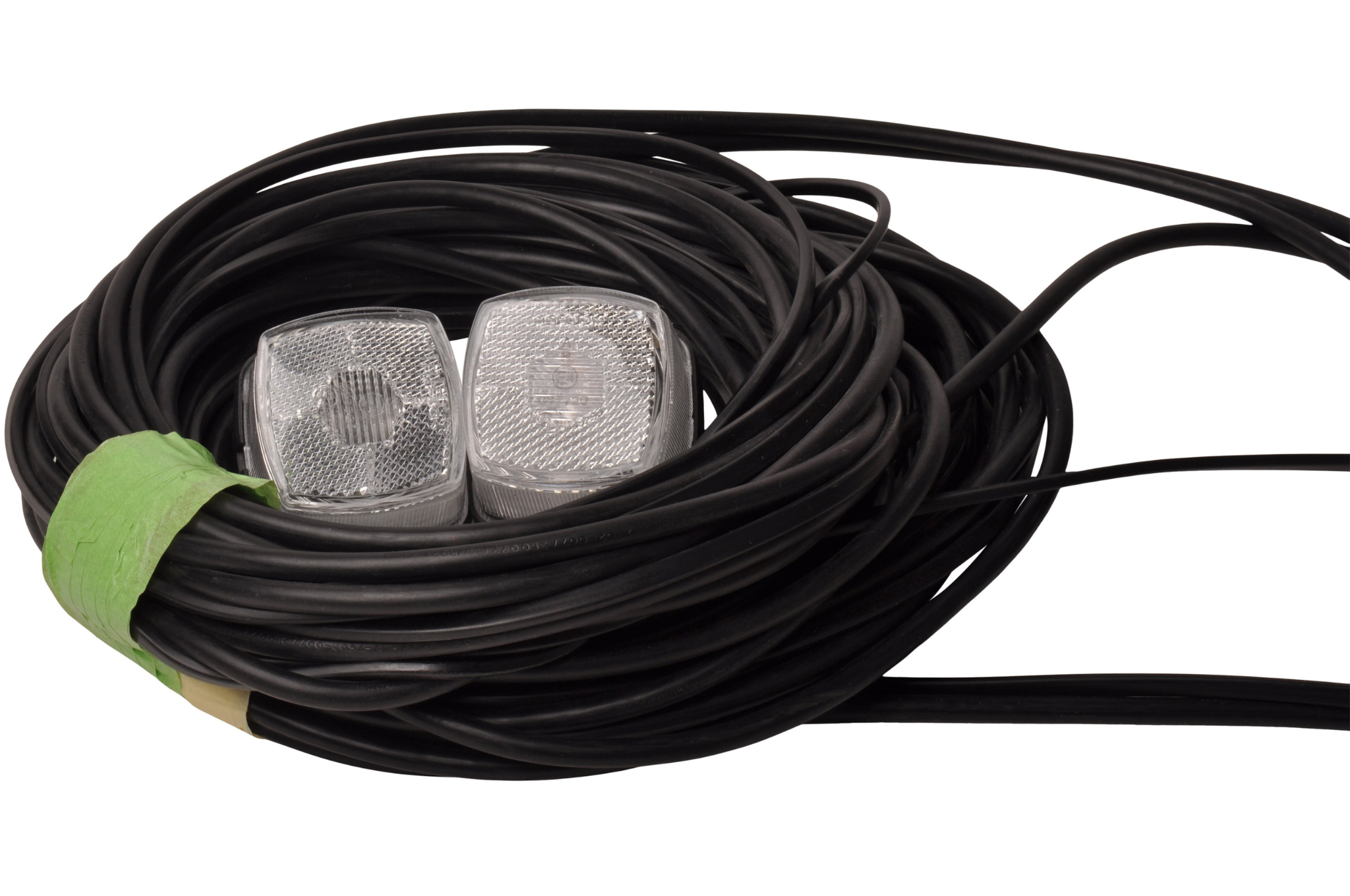 Aspöck Hauptkabel - 8,4 Meter lang - 13-polig - mit 8-poligen Steckern - inklusive vormontierter Umrisssleuchten - Plug&Play