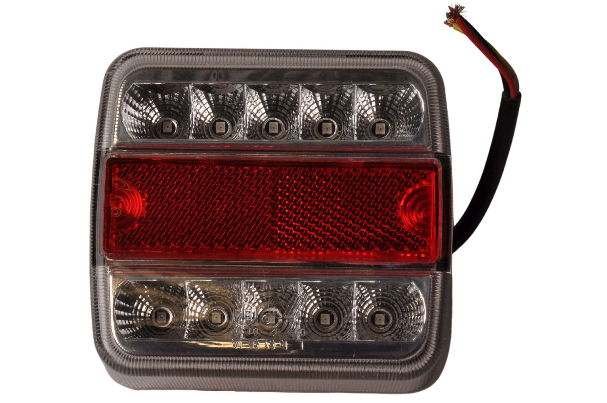 LED-Rückleuchte kleine Größe links 100x100x35 mm