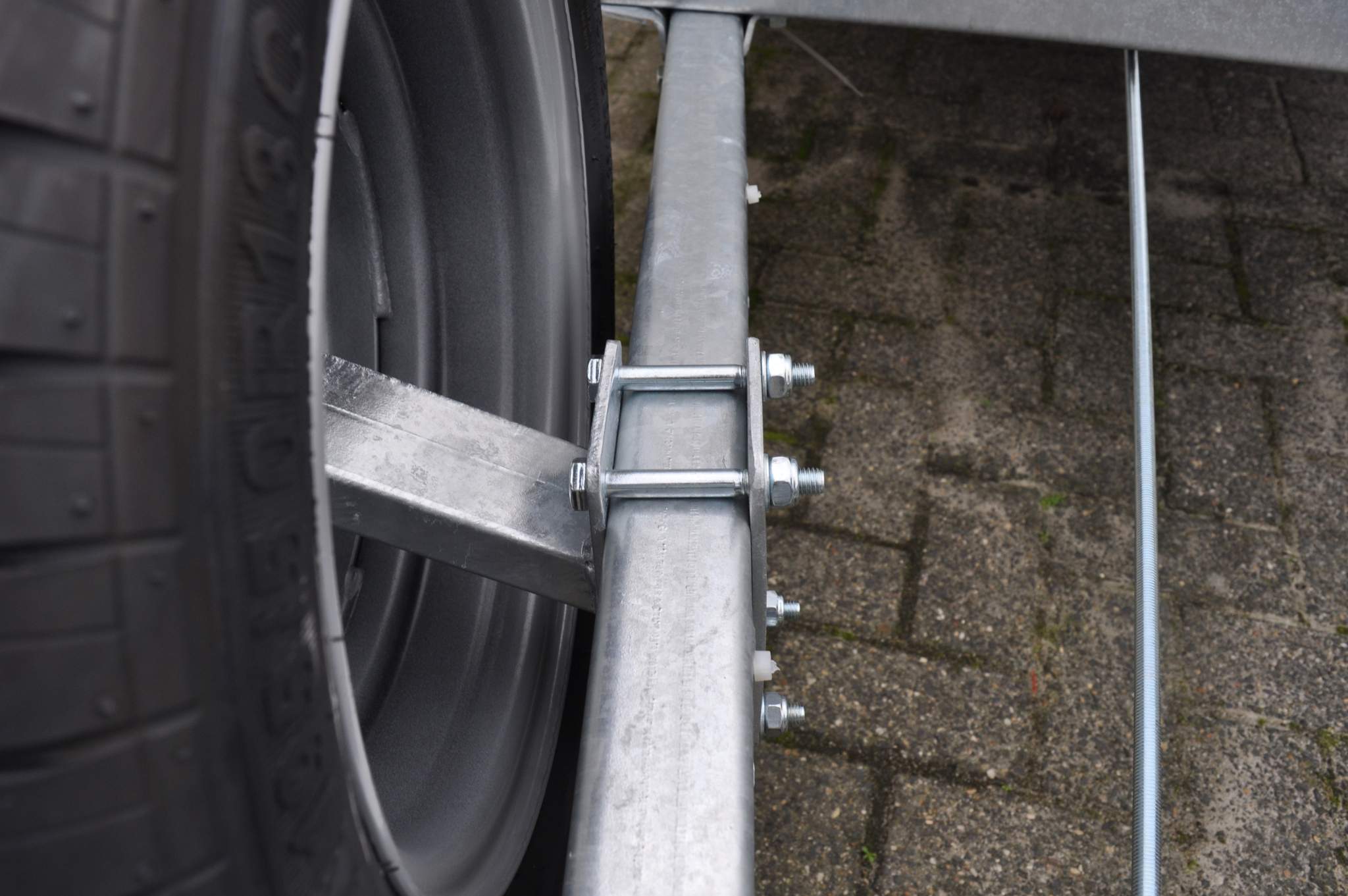 Reserveradhalter für Deichselmontage - universal