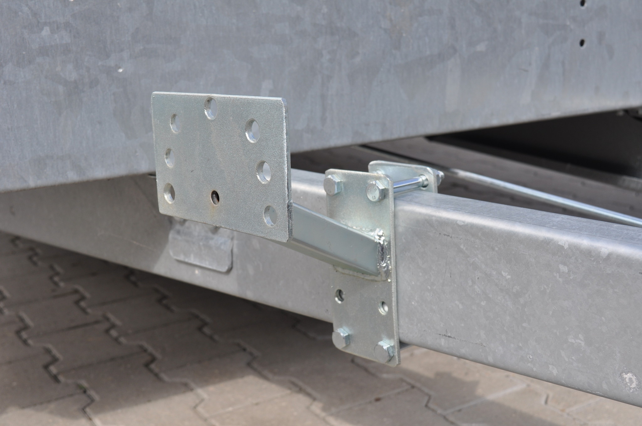 Reserveradhalter für Deichselmontage - universal
