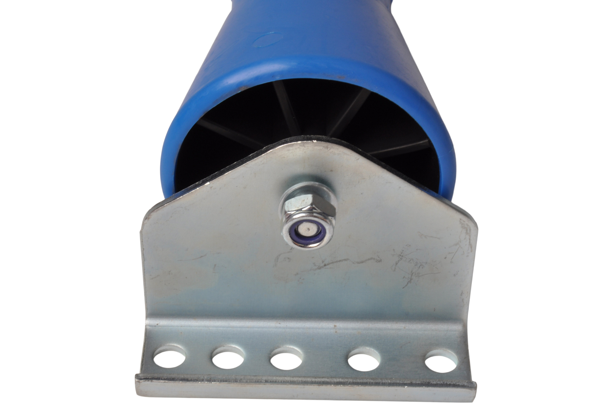 200x85 mm Kielrollensatz - blau - komplett auf Träger