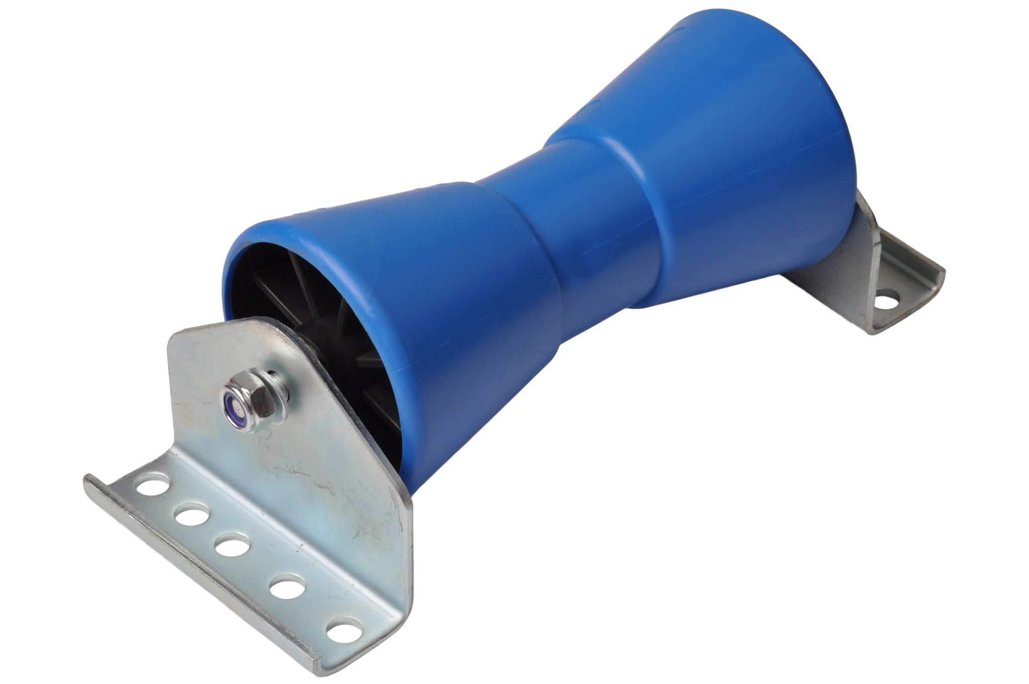 200x85 mm Kielrollensatz - blau - komplett auf Träger
