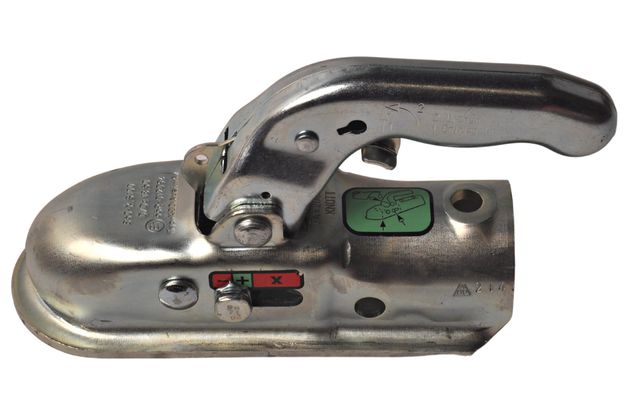 Knott K20-A - rund 50 mm - 2000 kg - gebremste Kupplung