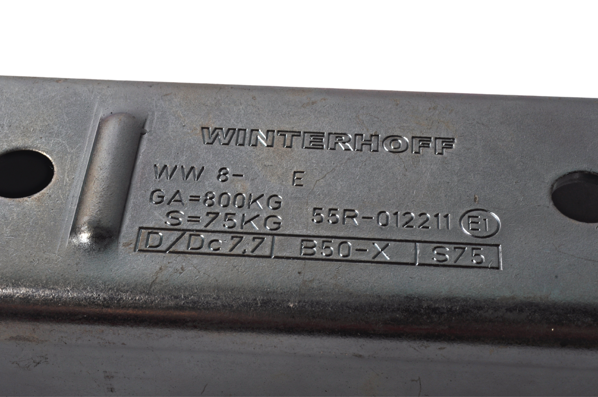 Winterhoff WW8-E - Rohr 50 mm - 800 kg - ungebremste Kugelkupplung