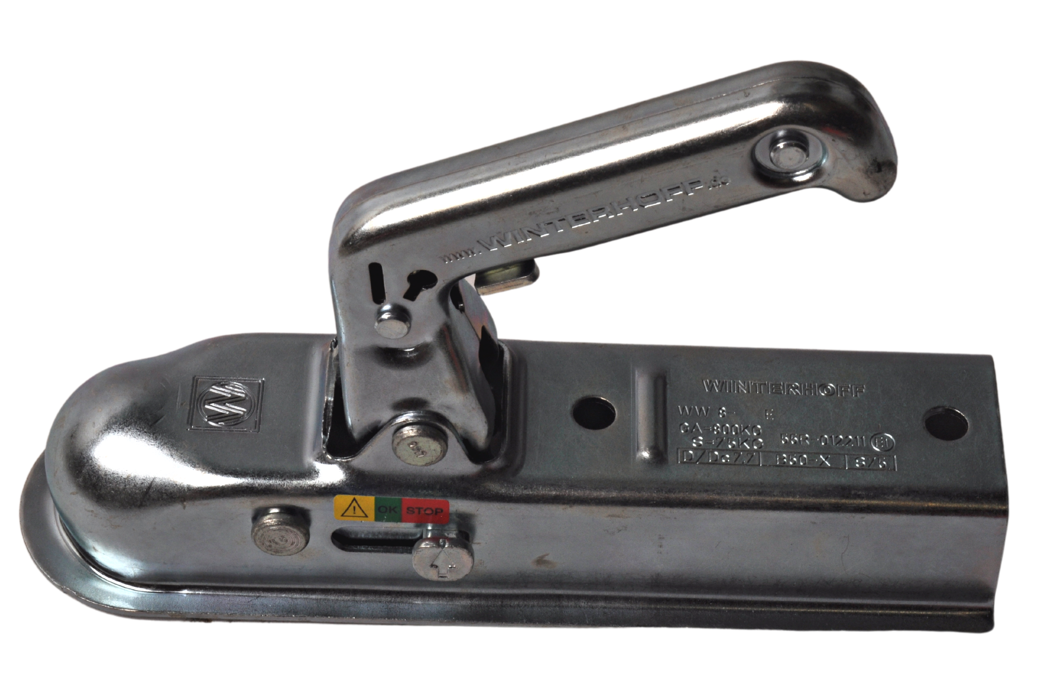 Winterhoff WW8-E - Rohr 50 mm - 800 kg - ungebremste Kugelkupplung