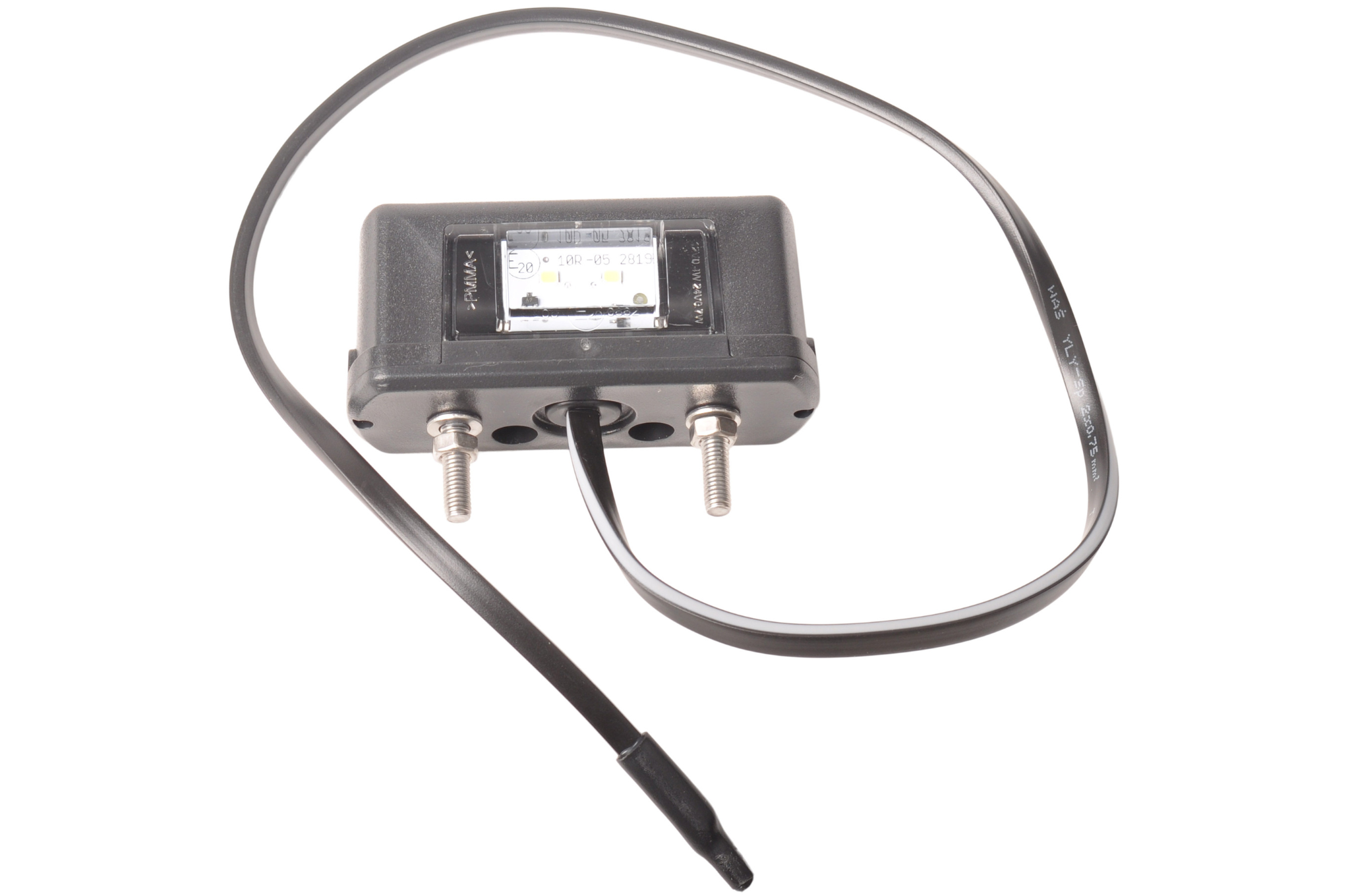 WAS 244 Kennzeichenbeleuchtung - LED - 83x39x31 mm - 500 mm DC-Kabel