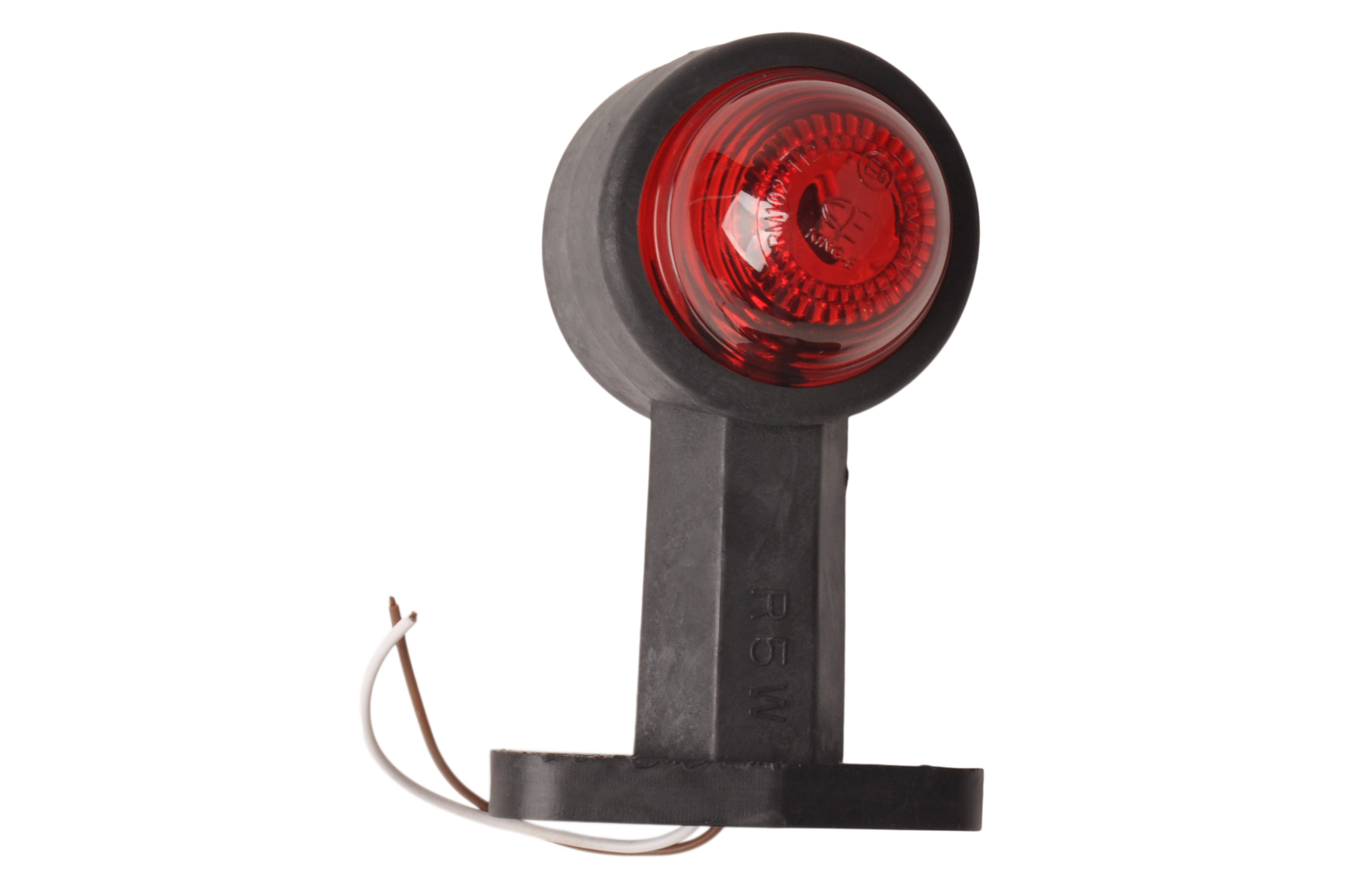 Begrenzungsleuchte rot/weiß 120 mm gerade