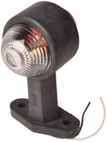 Cantonal Begrenzungsleuchte rot/weiß 120 mm gerade