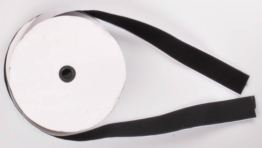 Klettverschluss selbstklebend pro Meter (2 Stück)