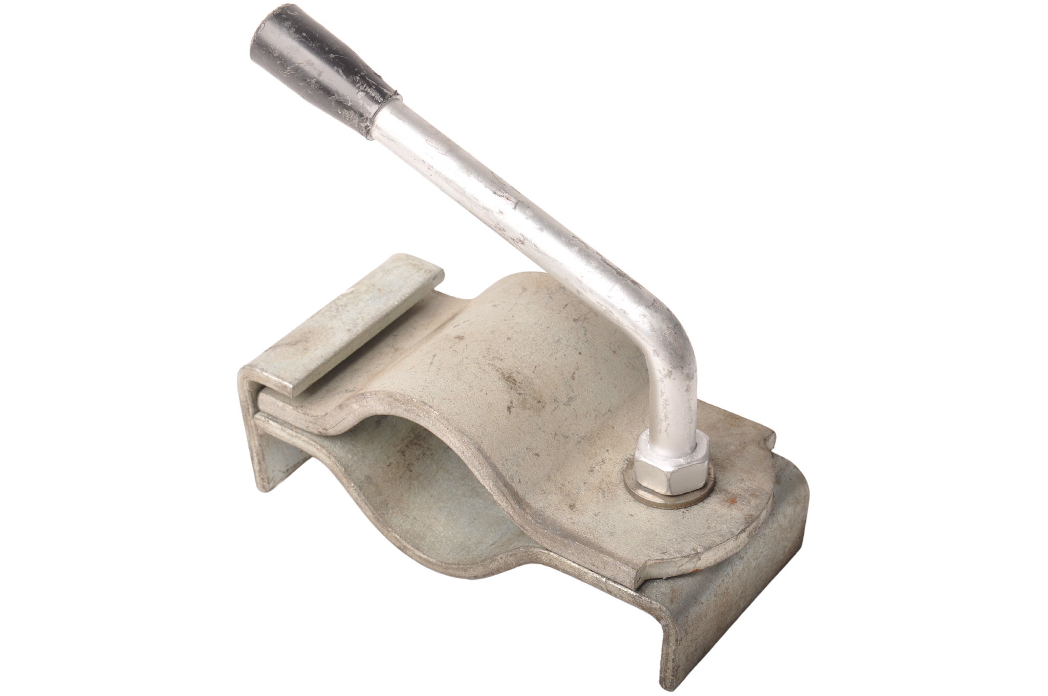 Klemmhalter für Stützräder geschweißt für 60 mm Stützrad