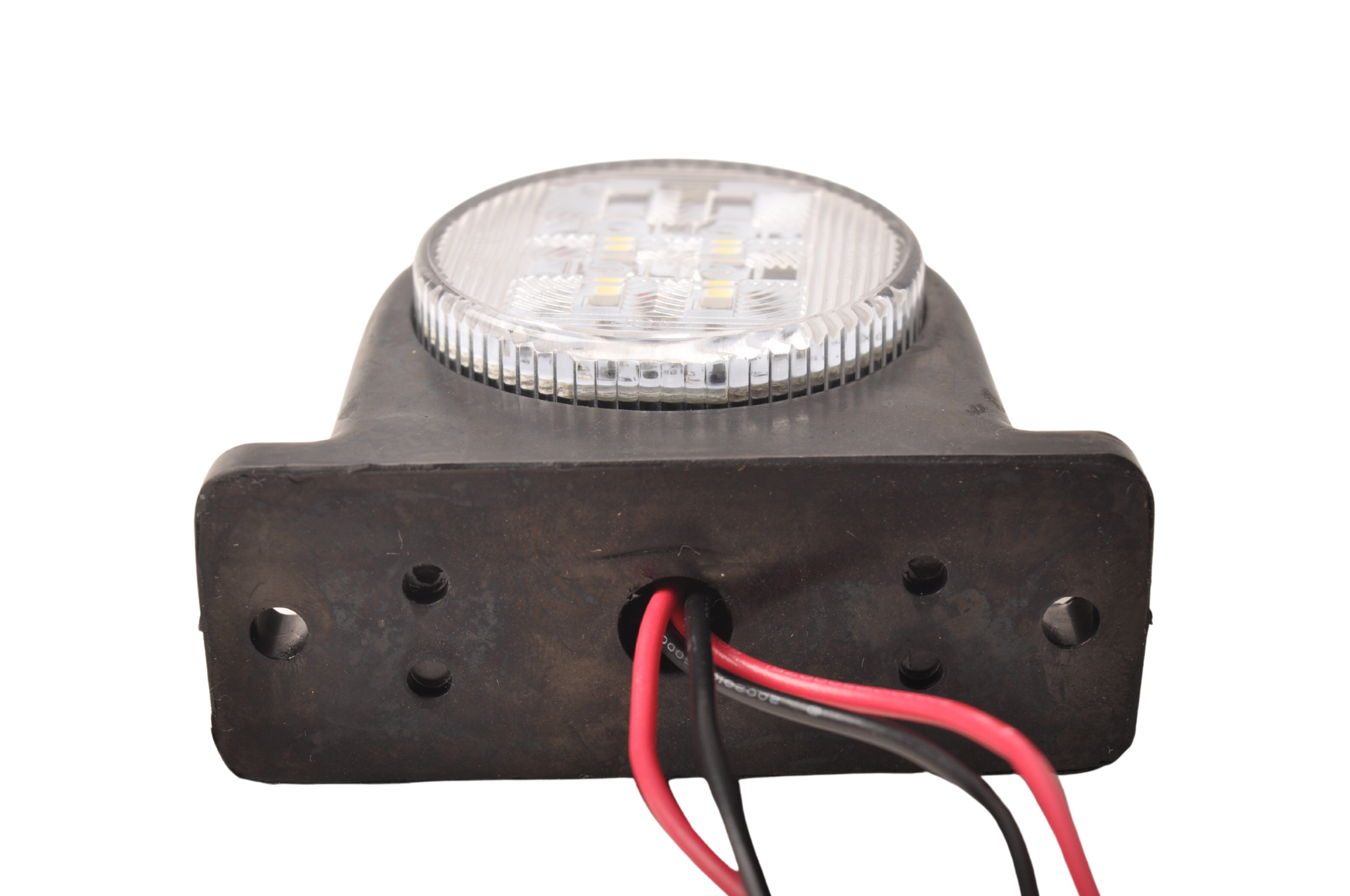 LED-Begrenzungsleuchte rot/weiß 68x62 mm