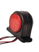 Cantonal LED Begrenzungsleuchte rot/weiß 68x62 mm
