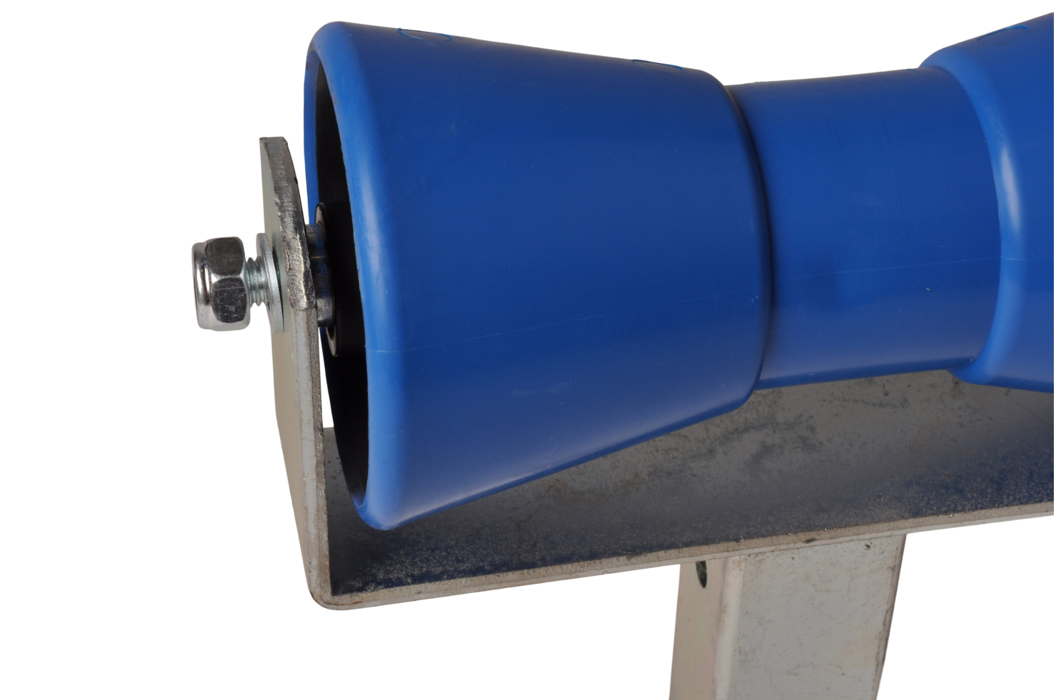 200x85 mm Kielrolle blau komplett auf T-Bügel