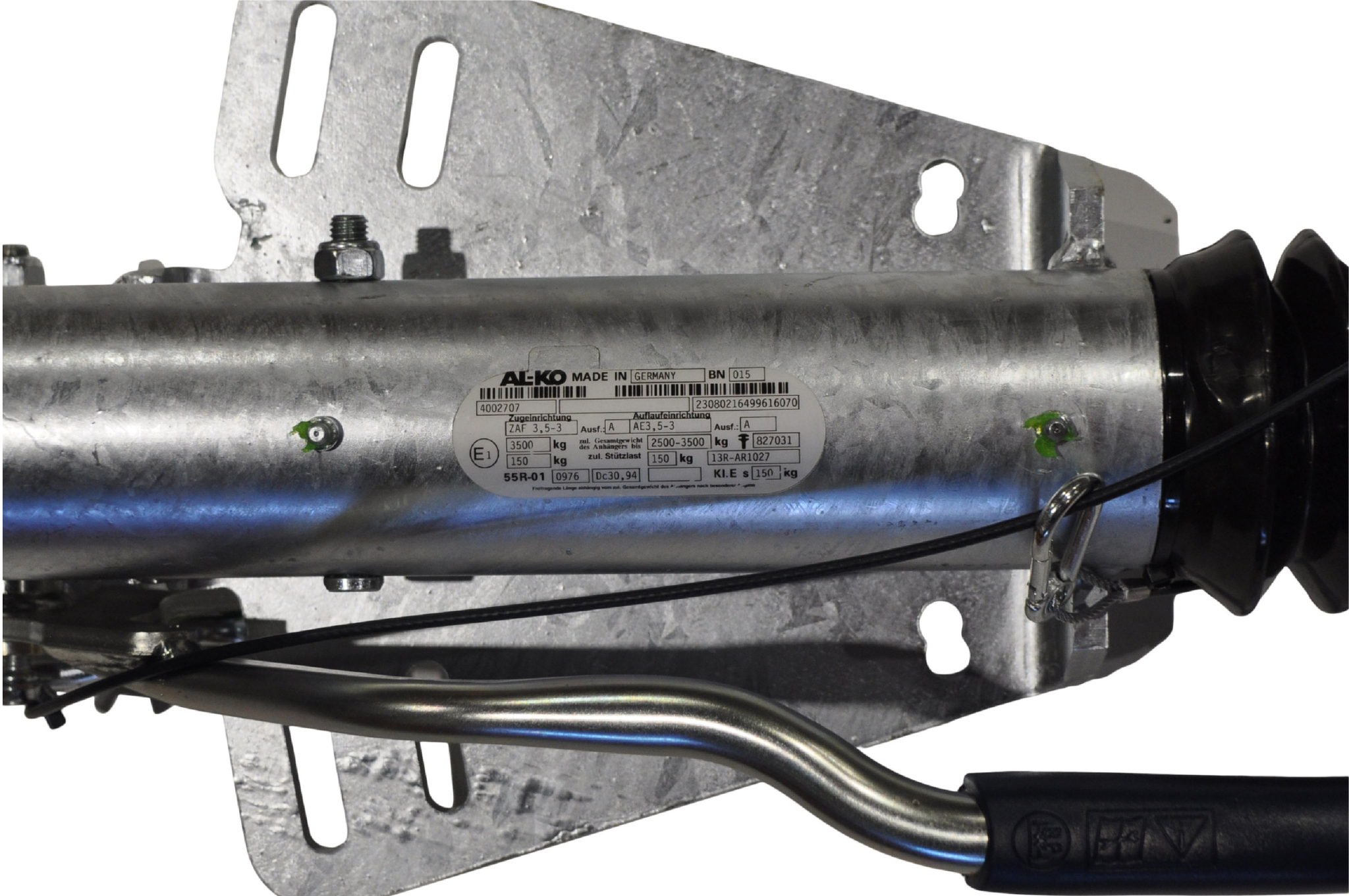 BPW ZAF 3.5-3 Auflaufbremse - maximale Anhängelast 3500 kg - inklusive Bugradkonsole