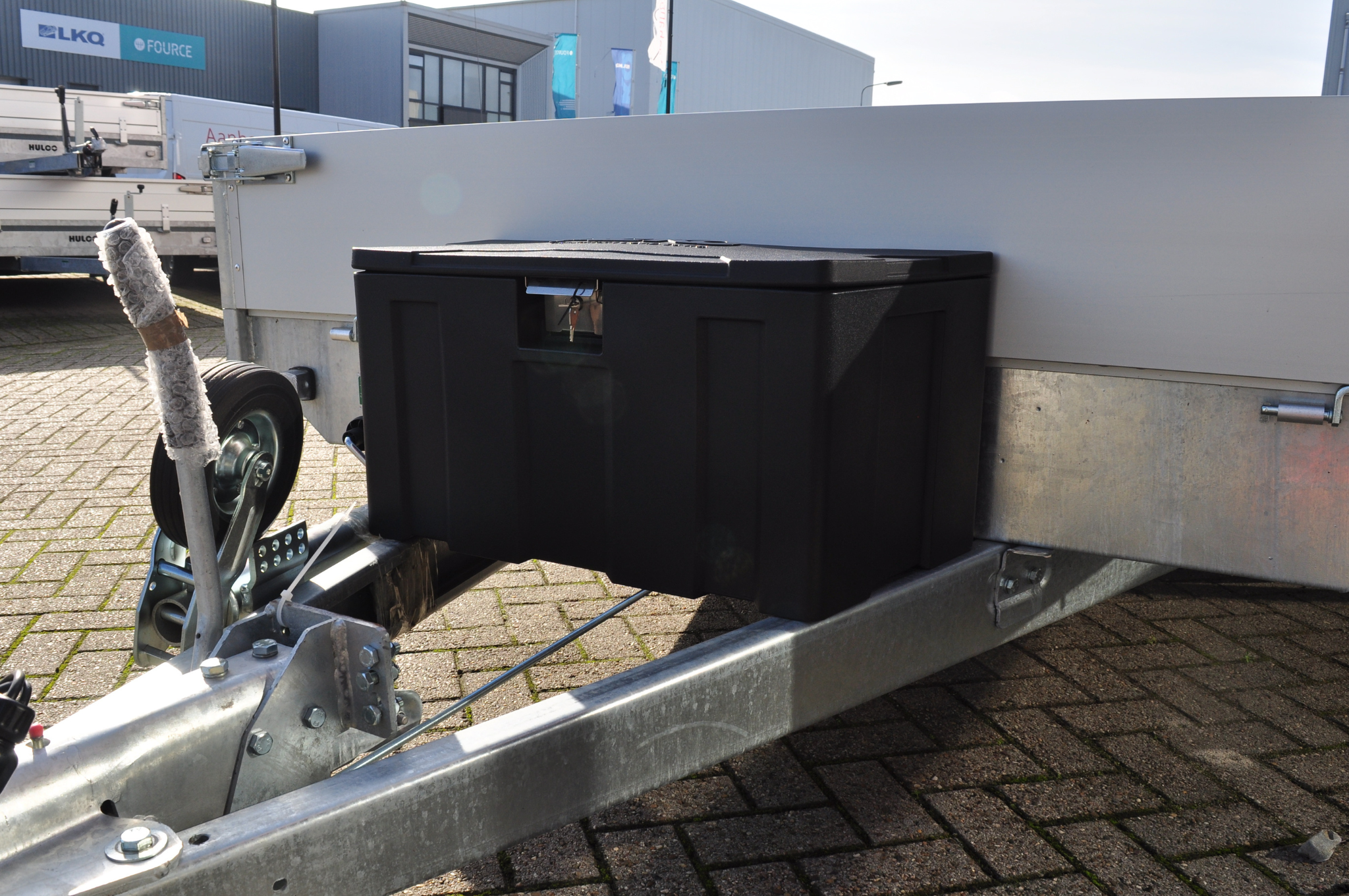 AL-KO profi V-box Aufbau Deichselkasten/Werkzeugkasten 766/639x360x375 mm