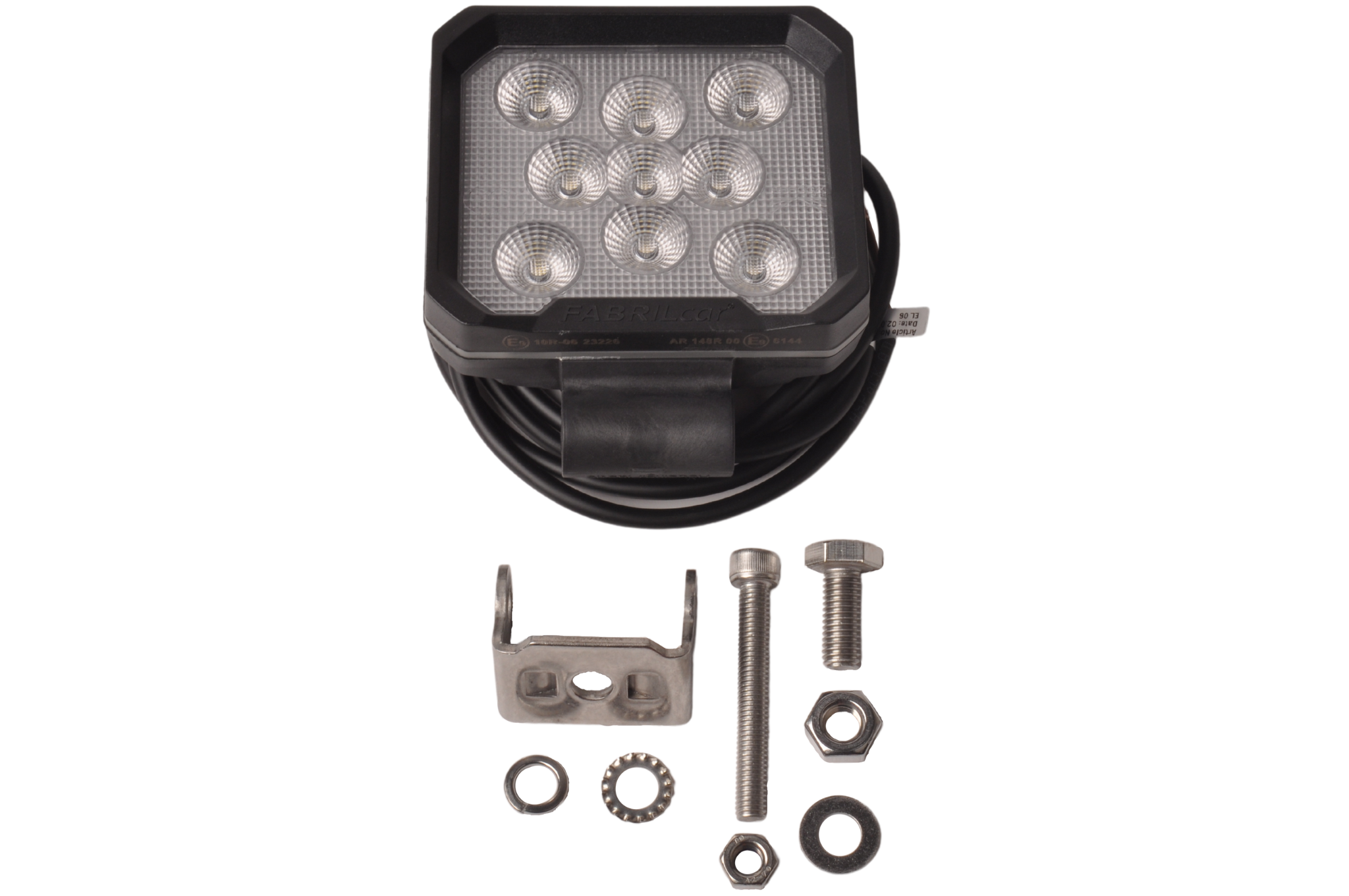Premium LED-Arbeitsleuchte Anhänger - 1500 Lumen - 9 Leds - 138x110x40 mm