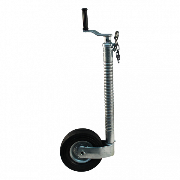 Nasenrad - 48 mm - gerippt - 350 kg maximale Tragfähigkeit - Stahlfelge