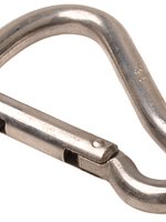 Cantonal Karabiner in Birnenform aus Edelstahl 90x10 mm - 13 mm Öse