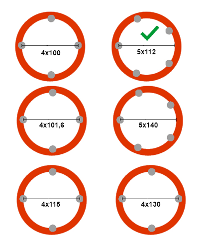 10 Zoll Felge für Anhänger - 6.00Ix10 (5x112) 750 kg ET25