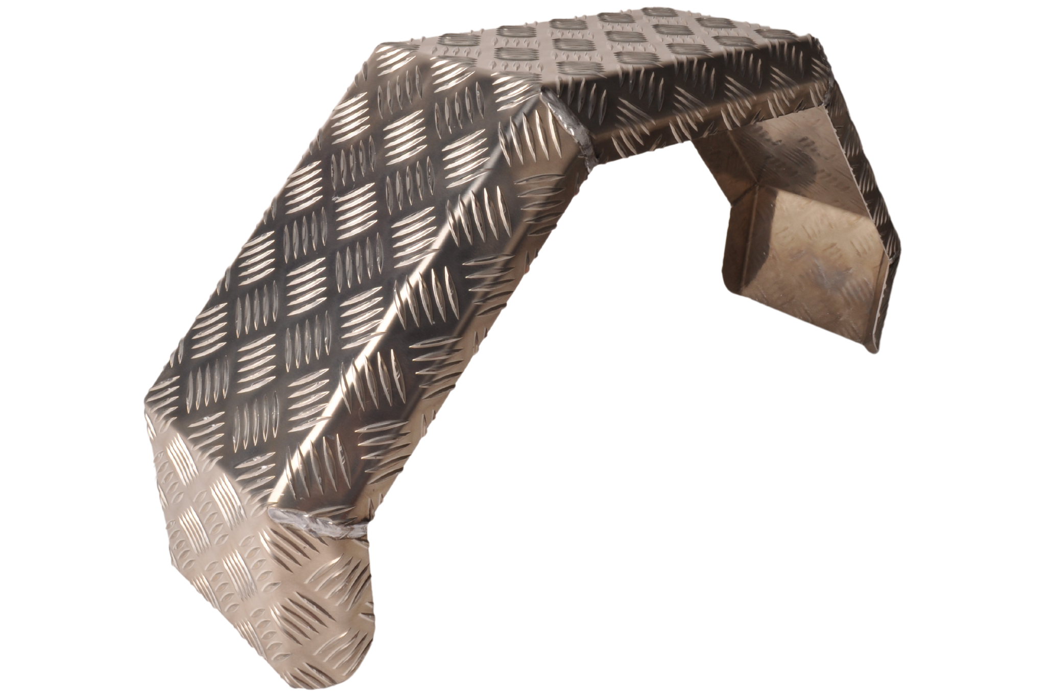 Lamiera In Alluminio Striato 1,5/2mm - Antiscivolo 500x500 Mm