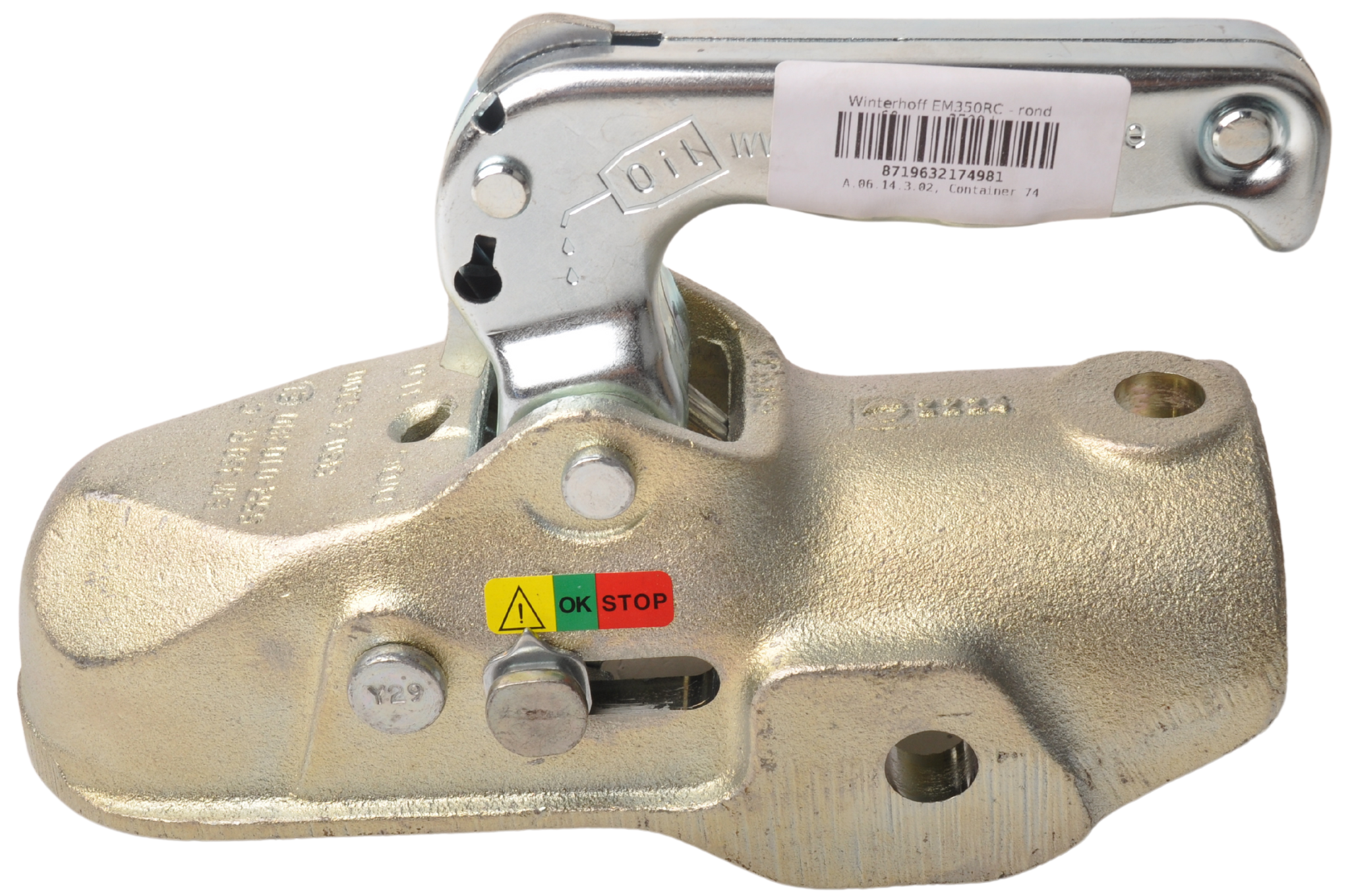 Winterhoff/Albe EM350RC - rund 60 mm - 3500 kg - gebremste Kugelkupplung
