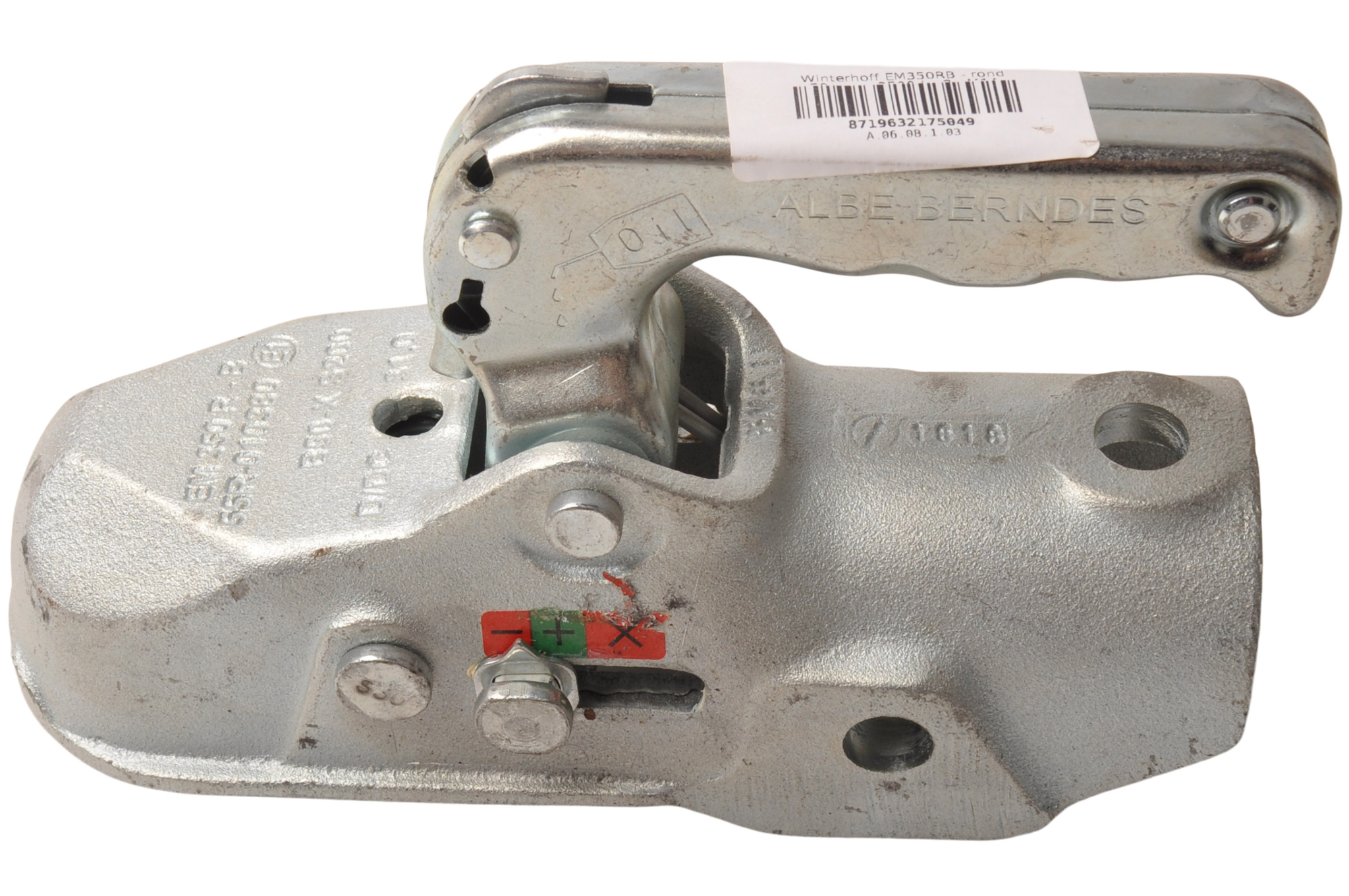 Winterhoff/Albe EM350RB - rund 50 mm - 3500 kg - gebremste Kugelkupplung